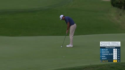 Blaine Hale, Jr. makes birdie on No. 16 at Nationwide Children's