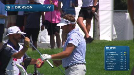 Taylor Dickson makes birdie on No. 16 at 3M Open