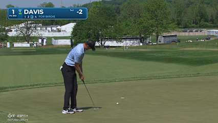 Cam Davis makes birdie on No. 1 at Truist Championship