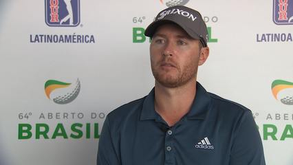 Kelvin Day interview after Round 1 of the 64th Aberto do Brasil