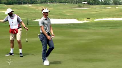 Tyson Alexander drains birdie at Veritex Bank Championship