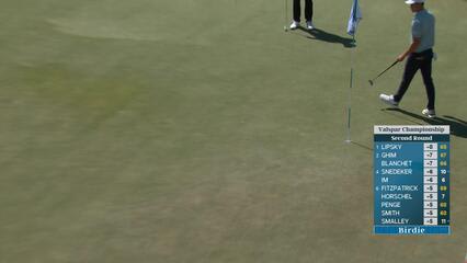 Chad Ramey sinks 50-foot birdie putt on No. 15 at Valspar