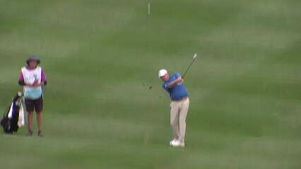 Steve Allan makes birdie on No. 16 at PURE Insurance Championship