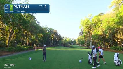 Andrew Putnam hits tee shot to 16 feet, sets up birdie on No. 4 at RBC Heritage