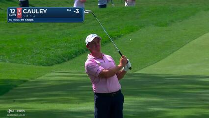 Bud Cauley hits 98-yard approach to 3 feet, sets up birdie on No. 12 at THE PLAYERS