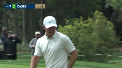 Paul Casey makes birdie putt from off the green at THE PLAYERS