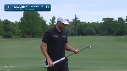 Clark/Moore makes birdie on No. 11 at Zurich Classic
