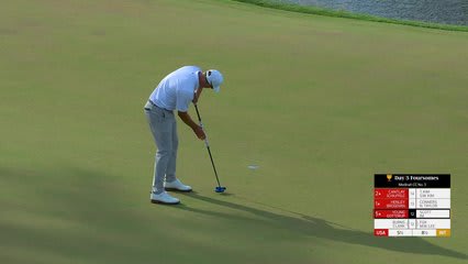 Scott/Im makes birdie on No. 13 at the 2026 Presidents Cup