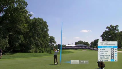 Scottie Scheffler's 151-yard approach sets up birdie on No. 14 at BMW Championship