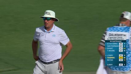 Joel Dahmen sinks 6-foot birdie putt on No. 14 at Cognizant Classic