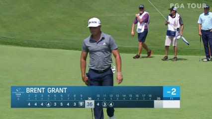 Brent Grant cards birdie at No. 12 at Nationwide Children's