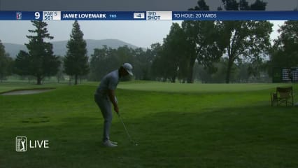 Jamie Lovemark makes good up and down on No. 9 at Safeway Open
