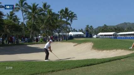 Danny Lee's fairway wood from bunker leads to birdie at Sony Open