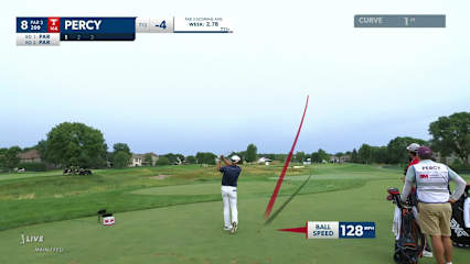 Cameron Percy makes birdie on No. 8 at 3M Open