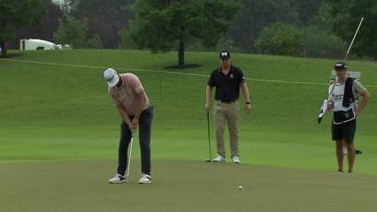 T.J. Vogel cards birdie at Simmons Bank Open