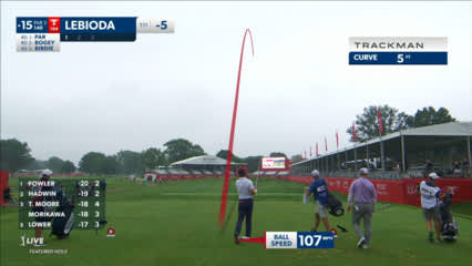 Hank Lebioda makes birdie at Rocket Mortgage