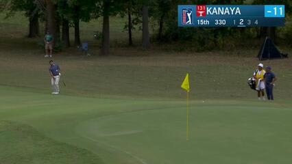 Takumi Kanaya sinks 11-foot birdie putt on No. 15 at Sanderson Farms