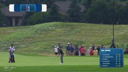 Adam Svensson makes closing 48-foot eagle putt for course record at 3M Open