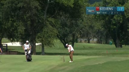 Scott Stevens makes birdie on No. 8 at Simmons Bank Open
