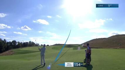 Barend Botha makes birdie on No. 14 at Korn Ferry Tour Champ