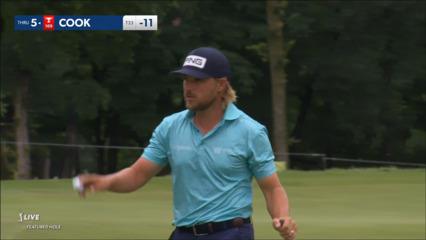 Austin Cook makes birdie on No. 14 at THE CJ CUP