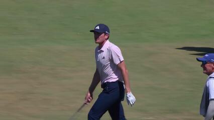 Nick Dunlap eagles No. 18 at World Wide Technology