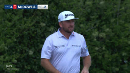 Graeme McDowell's tight tee shot leads to birdie at Arnold Palmer