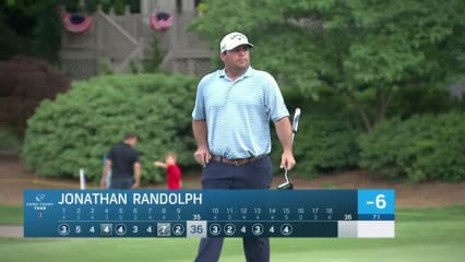 Jonathan Randolph birdies No. 15 at BMW Charity Pro-Am
