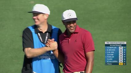 Tony Finau makes Eagle on No. 9 at The American Express