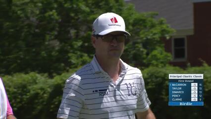 Zach Johnson makes birdie on No. 8 at Principal Charity Classic