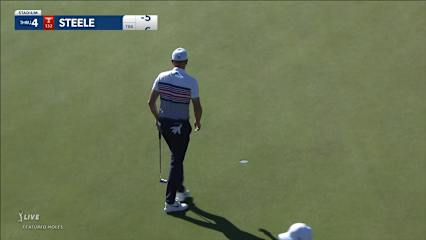 Brendan Steele's tee shot sets up birdie at The American Express
