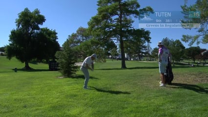 Shad Tuten makes birdie on No. 9 at Utah Championship