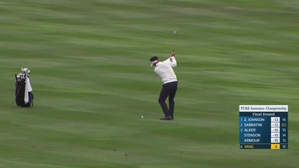 Y.E. Yang makes birdie on No. 14 at PURE Insurance Championship