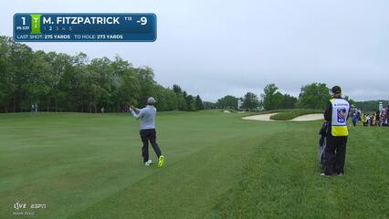Matt Fitzpatrick drains 11-foot putt for birdie on No. 1 at RBC Canadian