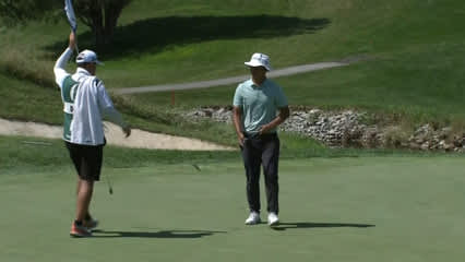 Zecheng Dou makes birdie on No. 12 at Nationwide Children's