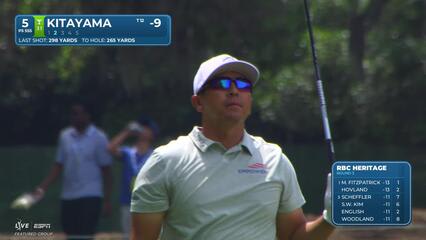 Kurt Kitayama reaches par-5 No. 5 in two, makes birdie at RBC Heritage