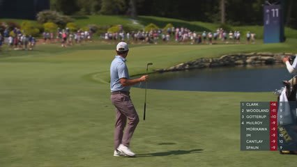 Patrick Cantlay gets up-and-down from 69 yards for birdie on No. 11 at BMW Championship