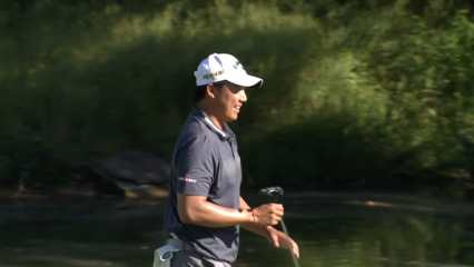 Norman Xiong holes two-putt birdie at Korn Ferry Tour Champ