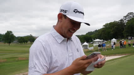 Rico Hoey’s emotional talk with parents after winning Visit Knoxville Open