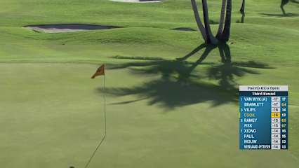 Austin Cook makes birdie on No. 14 at Puerto Rico
