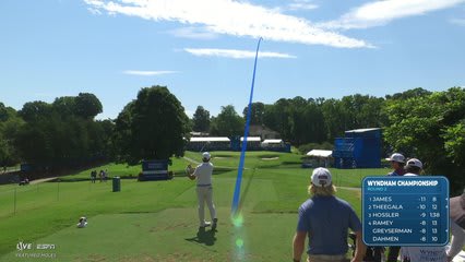 Alejandro Tosti hits tee shot to 4 feet, sets up birdie on No. 16 at Wyndham