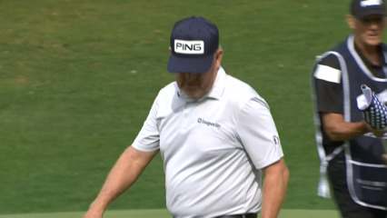 Jeff Maggert makes birdie on No. 13 at Sanford Int