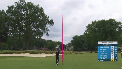 Doug Ghim gets up-and-down from 94 yards for birdie on No. 3 at Rocket Classic