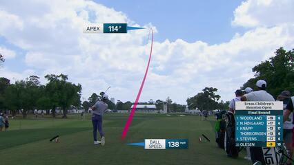 Thorbjørn Olesen hits tee shot to 9 feet, makes birdie on No. 11 at Texas Children's