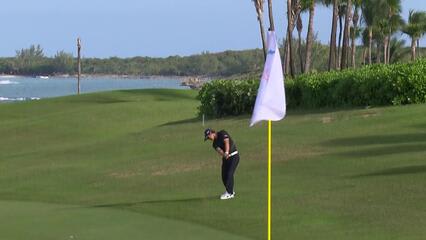 Ryo Ishikawa makes birdie on No. 14 at Bahamas Classic Atlantis