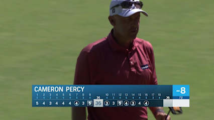 Cameron Percy makes birdie on No. 16 at The Ally Challenge