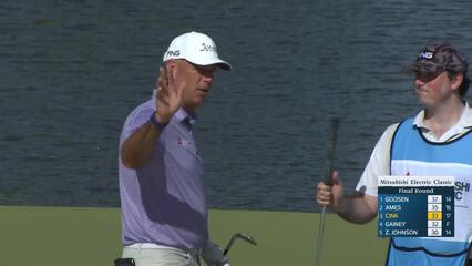 Stewart Cink makes birdie on No. 18 at Mitsubishi Electric Classic