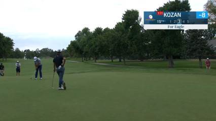 Andrew Kozan cards two-putt birdie at Utah Championship