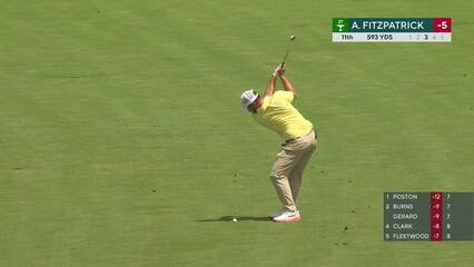 Alex Fitzpatrick's 100-yard approach sets up birdie on No. 11 at the Memorial