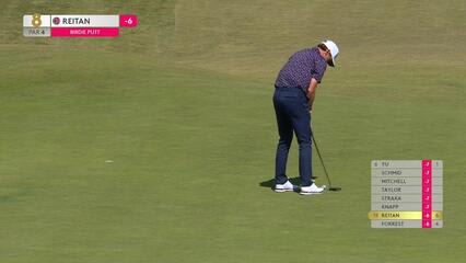 Kristoffer Reitan makes birdie on No. 8 at Genesis Scottish Open